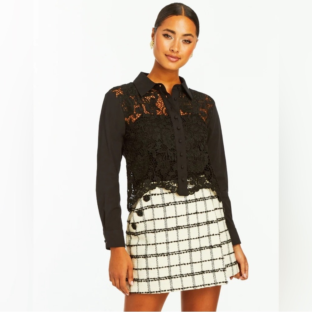 NWT MESTIZA NEW YORK Leon Lace Top